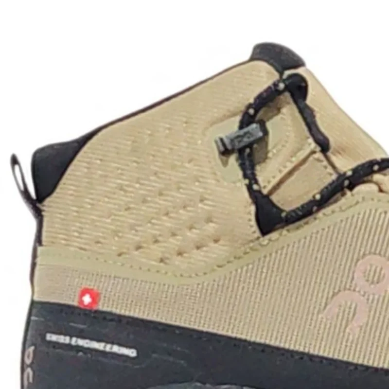 ON-ROCK-CAFE-STD_42 Botas On Cloud Rock verde militar, café con negro para hombre — impermeables, ligeras y cómodas, perfectas para trekking, caminatas urbanas o aventuras al aire libre.