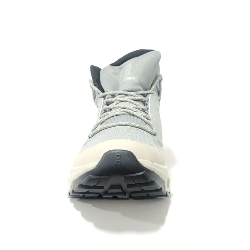 Botas On Cloud Rock gris claro para hombre — impermeables, ligeras y cómodas, perfectas para trekking, caminatas urbanas o aventuras al aire libre.